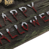 Maxbell Horror Five Skulls Door Curtain with Blood Stain for Halloween Party Hanging Decor