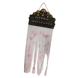 Maxbell Horror Five Skulls Door Curtain with Blood Stain for Halloween Party Hanging Decor