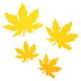 Maxbell 20pcs Foam Shapes Maple Leaves Assorted Leaf Embellishments for Kids Craft