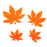 Maxbell 20pcs Foam Shapes Maple Leaves Assorted Leaf Embellishments for Kids Craft