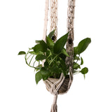 Maxbell Macrame Plant Hanger Baskets for Indoor Outdoor Hanging Planter Cotton Rope 4 Legs 160cm