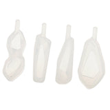 Maxbell 4 Pieces Assorted Shape Cabochon Silicone Earring Necklace Pendant Mold for Epoxy Resin Jewelry Making DIY Crafts