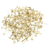 Maxbell 200 Pieces Mini Gold Metal Brads Paper Fastener for Scrapbooking Cardmaking Paper Craft DIY 8mm