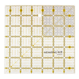 Maxbell Square Shape Grid Acrylic Sewing Quilting Ruler Templates Tool for Patchwork Crafts 16.5x16.5cm