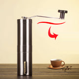 Maxbell Manual Coffee Grinder Adjustable Ceramic Burr Mill Portable Hand Crank #2