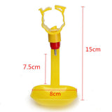 Maxbell 10Pcs Poultry Water Drinking Cups- Chicken, Hen - Automatic Drinker Yellow