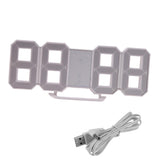 Maxbell Modern Digital LED Table/Wall Hanging Clock Watch 24 or 12-Hour Display