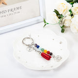Maxbell Chakra Balancing Keyring Key Chain Energy Yoga Tassel Pendant Collectibles
