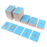 Maxbell Montessori Early Learning Educational Toys Lower & Captial Case Letters Numbers Math Signs