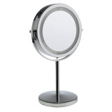 Maxbell Beauty Double-Sided Desktop Makeup Vanity Mirror LED Lighted 5x Magnifying Table Counter Cosmetic Shaving Stand Mirror