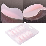 Maxbell 5 Pairs Eyelash Perming Curler Root Lifting Silicone Lash Pads Eye Shield Guards Set Multi Size - Pink