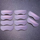 Maxbell 5 Pairs Eyelash Perming Curler Root Lifting Silicone Lash Pads Eye Shield Guards Set Multi Size - Pink