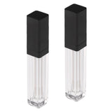 Maxbell 2 Pieces Protable Clear Empty Lipstick Lip Oil Lip Gloss Tubes Lip Balm Bottles 8ML