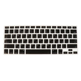 Maxbell Russian-english Thin Keyboard Protector Decal Skin For For MacBook 13inch Black