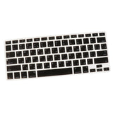 Maxbell Russian-english Thin Keyboard Protector Decal Skin For For MacBook 13inch Black