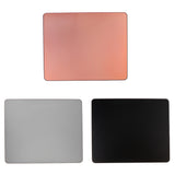 Maxbell Aluminum Alloy Mousepad Office Game Metal Super Smooth Mouse Wrist Pad Black 246x202mm