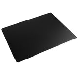 Maxbell Aluminum Alloy Mousepad Office Game Metal Super Smooth Mouse Wrist Pad Black 246x202mm
