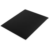 Maxbell Aluminum Alloy Mousepad Office Game Metal Super Smooth Mouse Wrist Pad Black 246x202mm