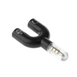 Maxbell 3.5mm Stereo Splitter Audio to Mic Headset Jack Plug Adapter for Smartphone Black