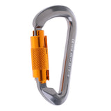 Maxbell 25KN / 6720 LB Professional Carabiner Auto/Twist/Self Locking D Ring Rock Climbing Karabiner Hook Keychain Outdoor Sport Too