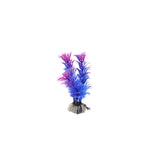 Maxbell 10cm Purple Blue Artificial Plastic Water Plant for Fish Tank Aquarium Decor