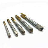 Maxbell M3 M4 M5 M6 M8 Titanium HSS Screw Metric Spiral Fluted Machine Hand Tap Kit