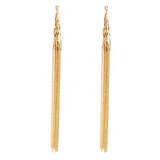 Maxbell 2pcs Gold Tassel Pendants Charms Jewelry Craft Making DIY