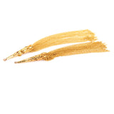 Maxbell 2pcs Gold Tassel Pendants Charms Jewelry Craft Making DIY