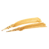 Maxbell 2pcs Gold Tassel Pendants Charms Jewelry Craft Making DIY