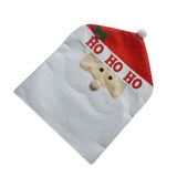 Maxbell Adorable Santa Claus Christmas Kitchen Dining Table Chair Back Cover 60x50CM