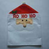 Maxbell Adorable Santa Claus Christmas Kitchen Dining Table Chair Back Cover 60x50CM