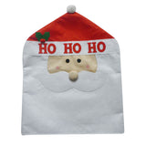 Maxbell Adorable Santa Claus Christmas Kitchen Dining Table Chair Back Cover 60x50CM