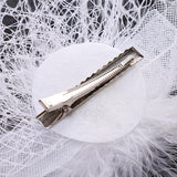 Maxbell Women Mini Top Hat Feather Fancy Dress Burlesque Halloween Party Costume White