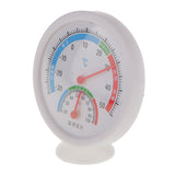 Maxbell Round Mini Indoor Outdoor Wet Hygrometer Humidity Thermometer Temp Temperature Meter White