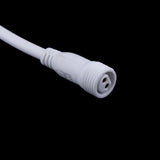 Maxbell 2pin Waterproof Connector Male and Female White Applicable 0.75mm 20AGW