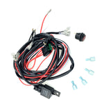 Maxbell Universal 12V 40A Car Fog Light Wiring Harness Kit Loom For LED Work Driving Light Bar With Fuse And Relay Switch