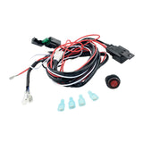 Maxbell Universal 12V 40A Car Fog Light Wiring Harness Kit Loom For LED Work Driving Light Bar With Fuse And Relay Switch