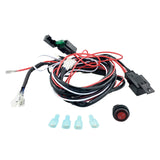 Maxbell Universal 12V 40A Car Fog Light Wiring Harness Kit Loom For LED Work Driving Light Bar With Fuse And Relay Switch