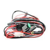 Maxbell Universal 12V 40A Car Fog Light Wiring Harness Kit Loom For LED Work Driving Light Bar With Fuse And Relay Switch