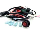 Maxbell Universal 12V 40A Car Fog Light Wiring Harness Kit Loom For LED Work Driving Light Bar With Fuse And Relay Switch