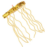 Maxbell Egyptian Cleopatra Beads Headband Women Queen Fancy Dress Snake Jewelry-Gold