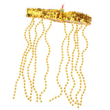 Maxbell Egyptian Cleopatra Beads Headband Women Queen Fancy Dress Snake Jewelry-Gold