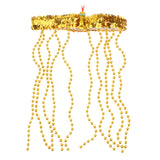 Maxbell Egyptian Cleopatra Beads Headband Women Queen Fancy Dress Snake Jewelry-Gold