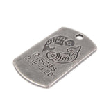 Maxbell 10Pcs Square Pisces Pendant Horoscope Zodiac Sign Charm Jewelry DIY Making