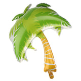 Maxbell 1Pc Green Palm Tree Golden Hawaiian Beach Party Balloon Bday Wedding Decor