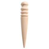 Maxbell Leathercraft Wood Edge Slicker Round Multi Size Burnisher Tool for Leather