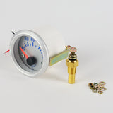 Maxbell Universal 52mm Blue LED Round Auto Car Water Temperature Meter Gauge