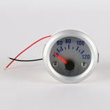 Maxbell Universal 52mm Blue LED Round Auto Car Water Temperature Meter Gauge