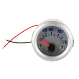 Maxbell Universal 52mm Blue LED Round Auto Car Water Temperature Meter Gauge