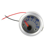 Maxbell Universal 52mm Blue LED Round Auto Car Water Temperature Meter Gauge